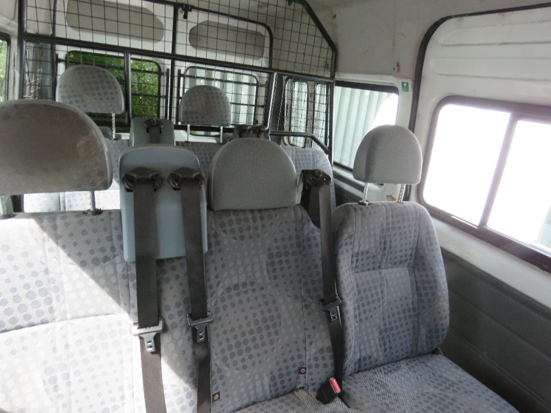 FORD TRANSIT 9 SEATER CREW MINI BUS VAN WITH REAR STORAGE, REG: MF11 NNK TESTED TILL 08/04/21, 156, - Image 4 of 5