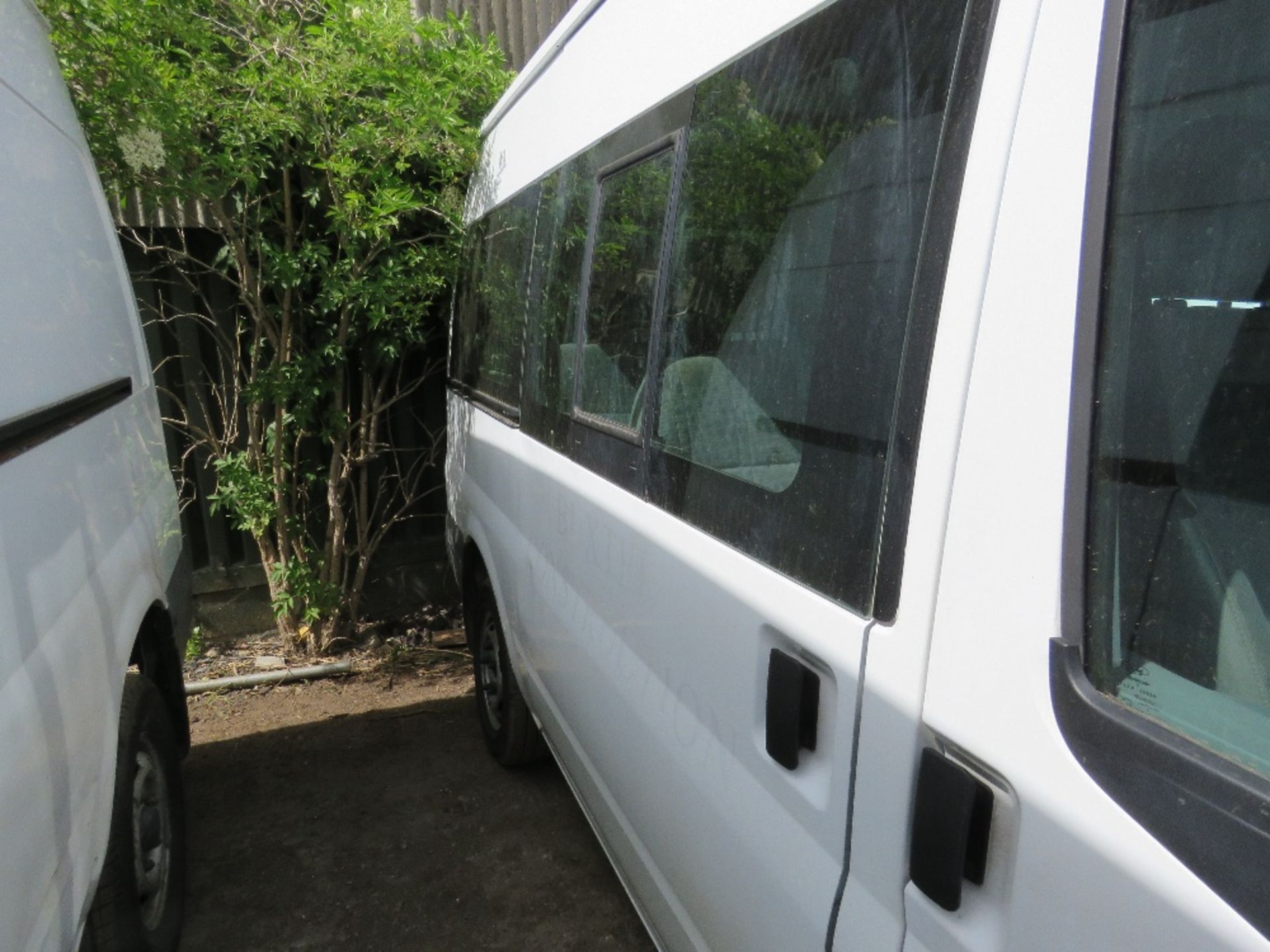 FORD TRANSIT 9 SEATER CREW MINI BUS VAN WITH REAR STORAGE, REG: MF11 NNK TESTED TILL 08/04/21, 156, - Image 2 of 5
