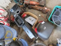 Petrol pressure washer, radios, speakers and motorbike box