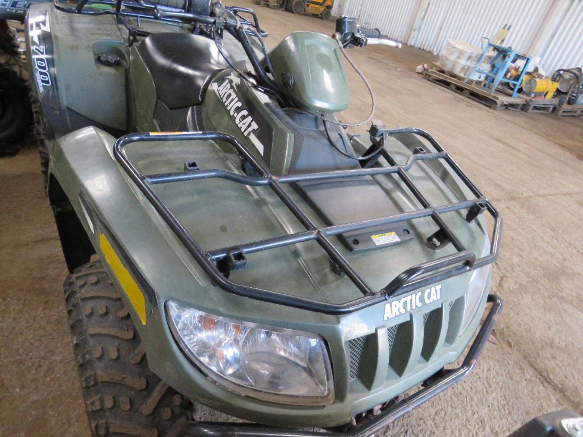 ARTIC CAT DIESEL 700 QUAD BIKE REG:SY61 CMF , WITH WINCH. - Image 2 of 7