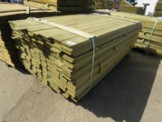 1 X PACK OF FENCE TIMBER CLADDING @1.75METRE LENGTH X 9.5CM WIDE APPROX X 0.8CM DEPTH APPROX