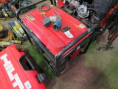 PETROL ENGINED GENERATOR C/W 240VOLT LEAD