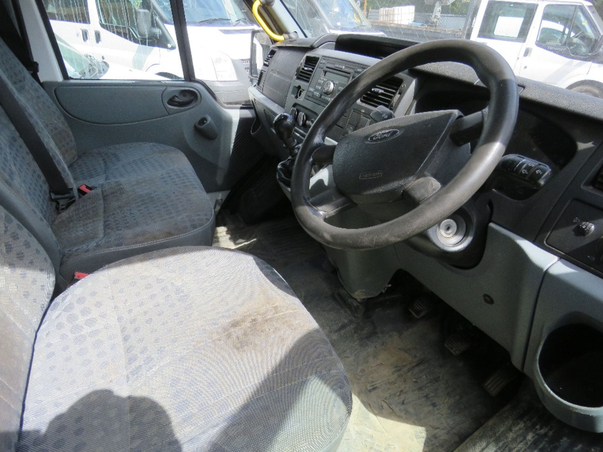 FORD TRANSIT 9 SEATER CREW MINI BUS VAN WITH REAR STORAGE, REG: MF11 NNK TESTED TILL 08/04/21, 156, - Image 3 of 5