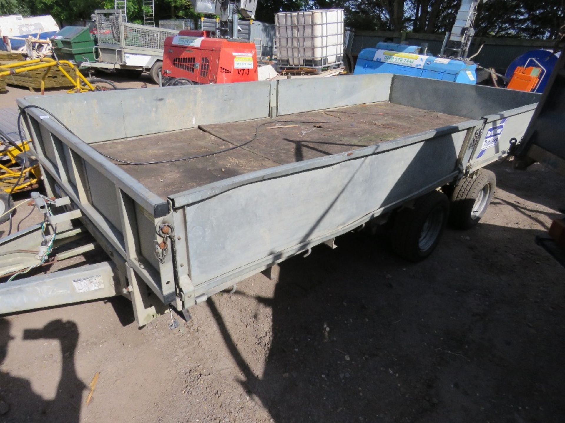 IFOR WILLIAMS LM146G TWIN AXLED PLANT TRAILER C/W SIDES, YEAR 2005 SN:SCK60000050466164 - Image 5 of 6