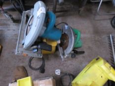 Transformer and 2no. circular saws