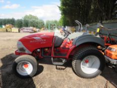 MCCORMICK GX45H 4WD TRACTOR ON GRASS TYRES. 545 REC HOURS. REG:EU53 ZLV WITH V5. HYDROSTATIC DRIVE.