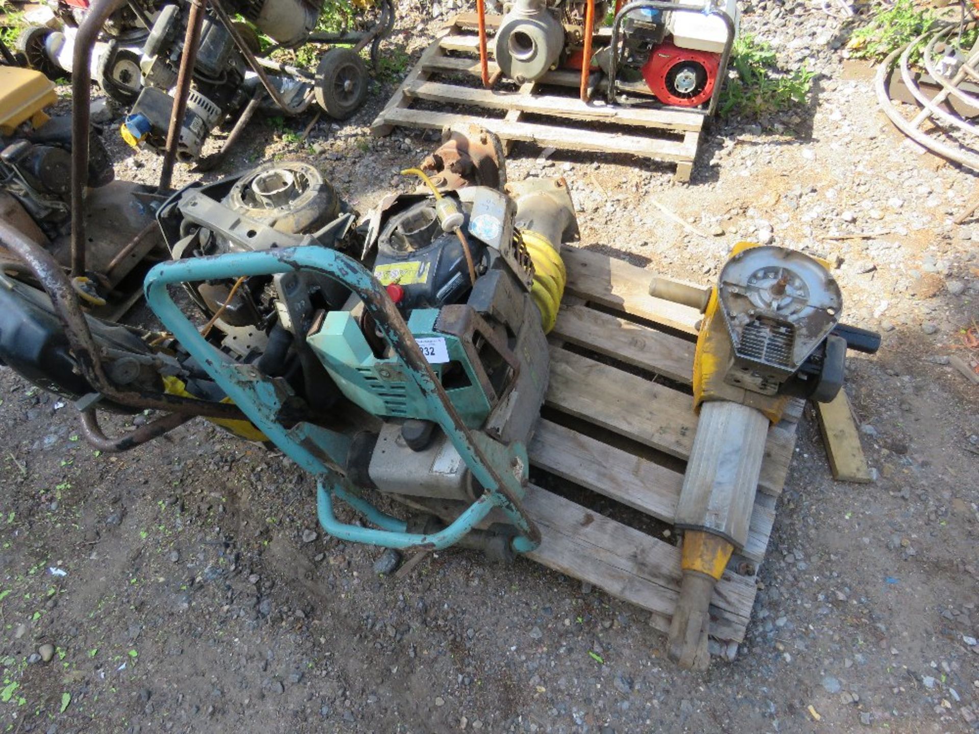 2 X TRENCH COMPACTORS AND WACKER UPRIGHT BREAKER FOR SPARES