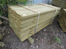 LARGE PACK OF SHIPLAP CLADDING TIMBER 1.83METRES LENGTH X 9.5CM WIDE X 1.5CM DEPTH APPROX