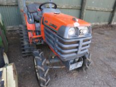 KUBOTA GRANDIABOY GB14 HALF TRACK COMPACT TRACTOR. 491 REC HRS. WHEN TESTED WAS SEEN TO START, DRIVE