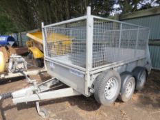IFOR WILLIAMS GD85 MESH SIDED TRAILER, YEAR 2012 BUILD. SN:SCKD00000C0620850 DIRECT FROM LARGE LOC