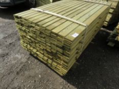 LARGE PACK OF SHIPLAP CLADDING TIMBER 1.73METRES LENGTH X 9.5CM WIDE X 1.5CM DEPTH APPROX