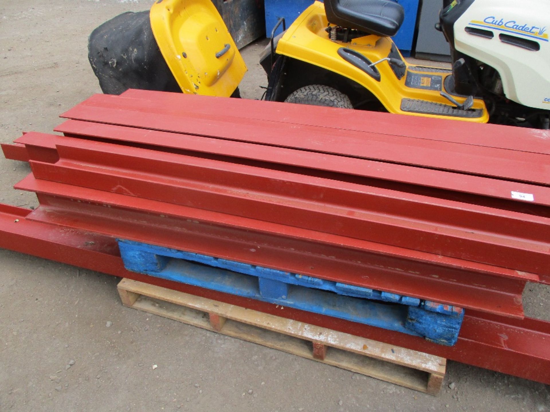 2 PALLETS CONTAINING RSJ AND CHANNEL STEELS RANGING FROM 6-12FT LENGTH APPROX NO VAT ON HAMMER PRI - Image 2 of 2