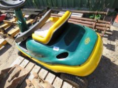 MTD YARDMAN BUG RIDEON MOWER, UNTESTED