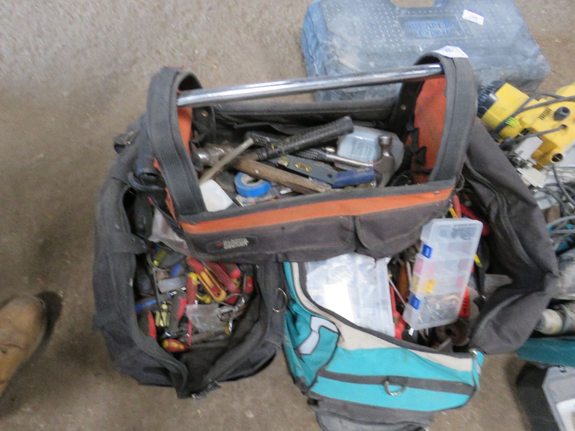 3 X TOOL BAGS OF ASSORTED HAND TOOLS ETC - Image 2 of 3