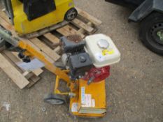 DFG 400 PETROL ENGINED GRINDER WHEN TESTED WAS SEEN TO RUN AND GRINDING ROTORS TURNED
