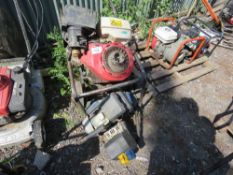 2 X PETROL GENERATORS PLUS WHEELED FRAME