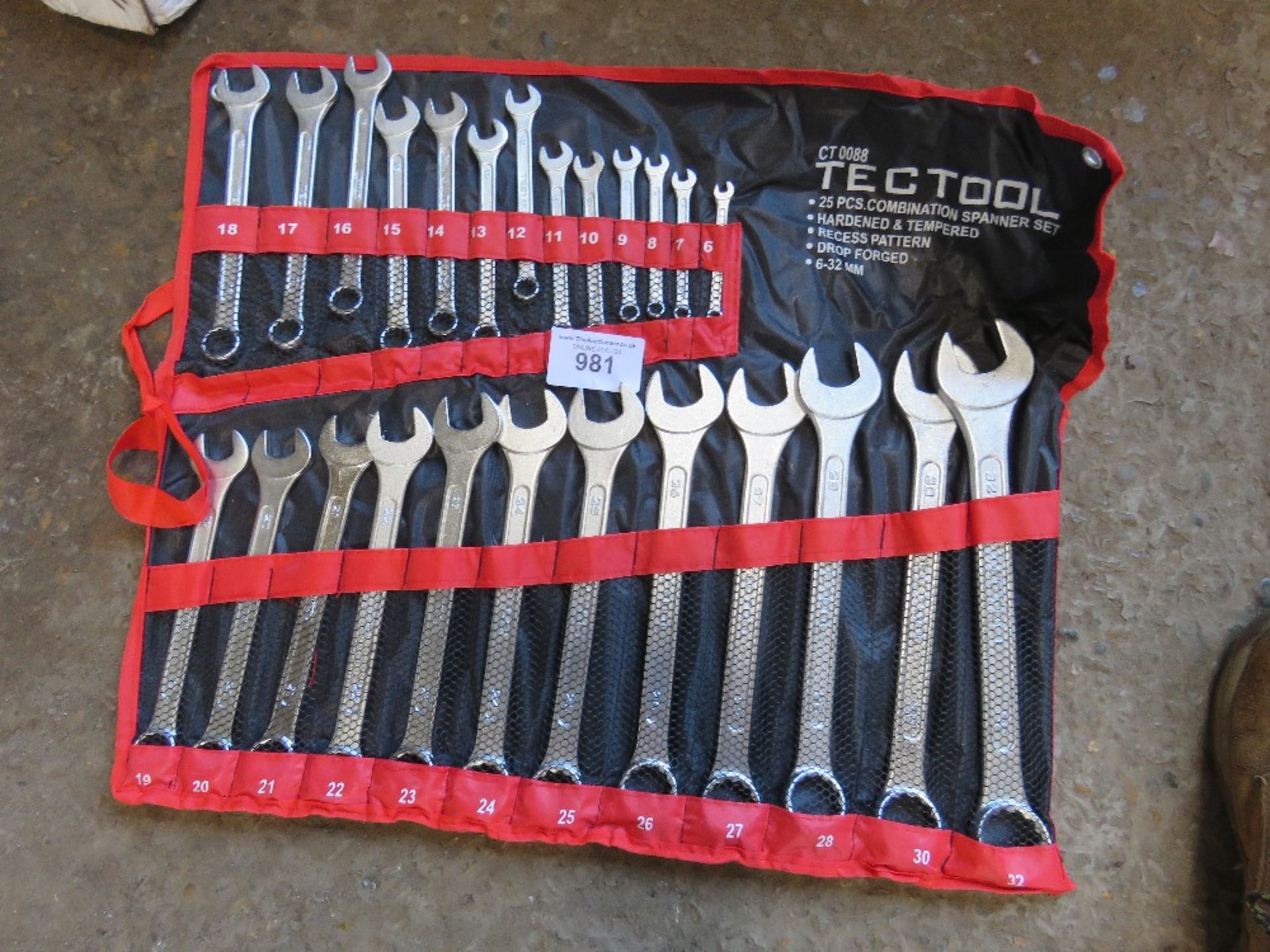 25 PIECE COMBINATION SPANNER SET