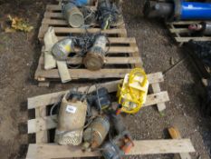 11 X WATER PUMPS, TRANSFORMER & DRILL