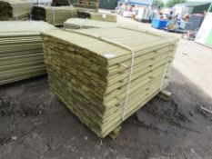 LARGE PACK OF SHIPLAP CLADDING TIMBER 1.42METRES LENGTH X 9.5CM WIDE X 1.5CM DEPTH APPROX