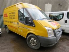 FORD TRANSIT 125T350 PANEL VAN REG:EF62 CVO. DIRECT EX COMPANY CLOSURE. 144,693 REC MILES. INCLUDES