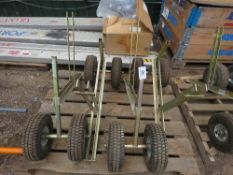 4 X PROBST VPH WHEELED AXLES