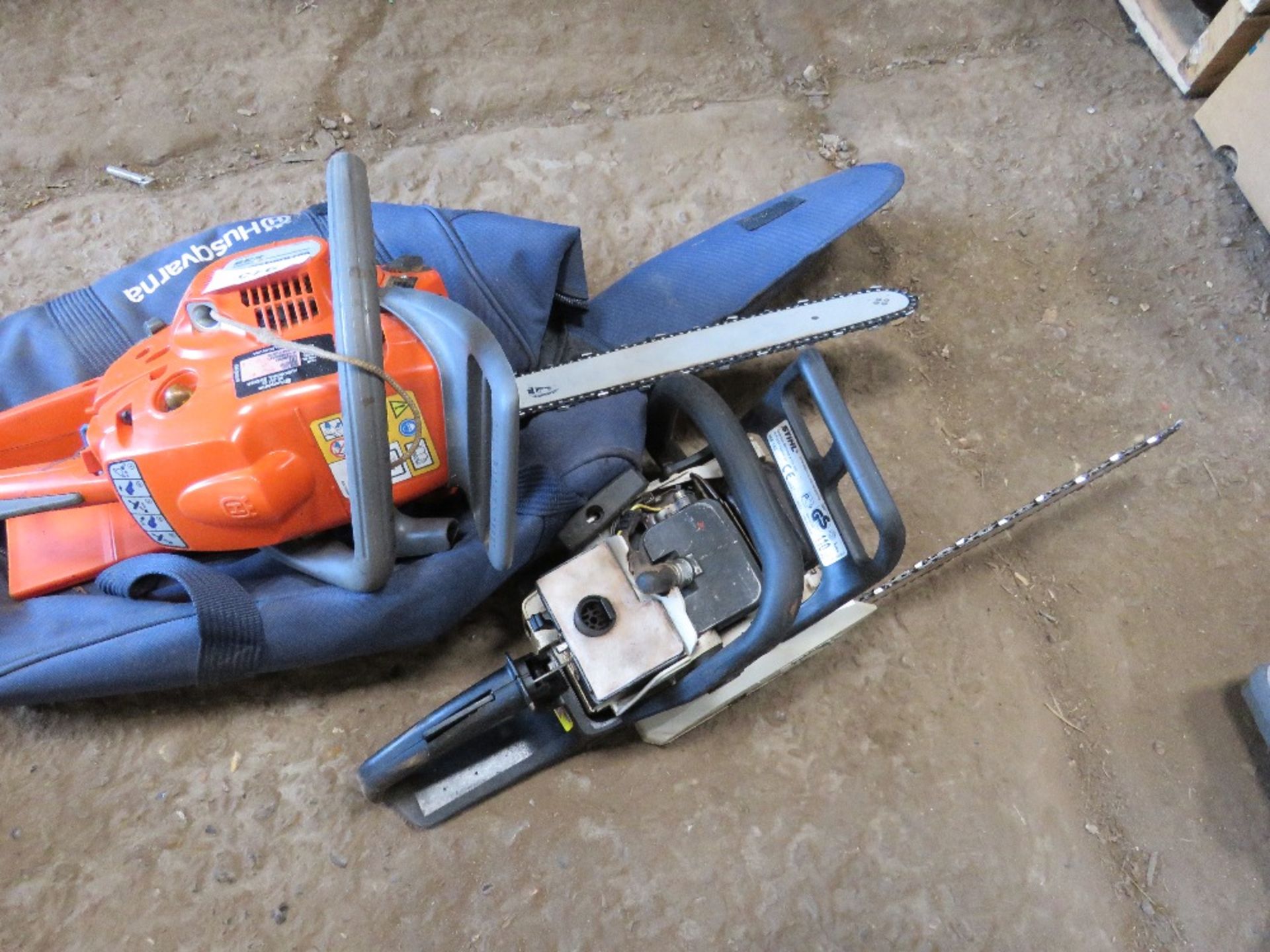 HUSQVARNA 235 PLUS STIHL MS180 PETROL CHAINSAWS - Image 2 of 2