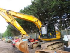 JCB JS160 16 TONNE EXCAVATOR YEAR 2014. 10% BUYER'S PREMIUM CHARGED ON THIS LOT