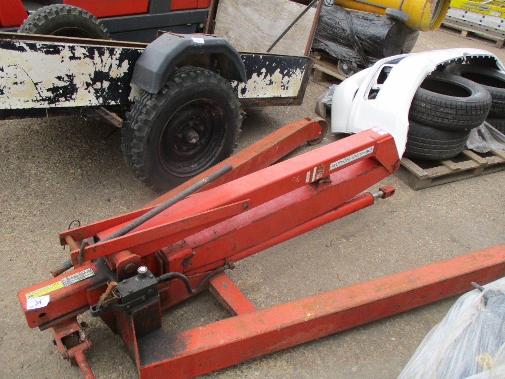 KAISER KRAFT HEAVY DUTY ENGINE CRANE, WHEN TESTED WAS SEEN TO PUMP UP. - Image 2 of 2