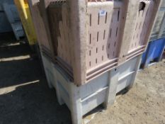 3 X PLASTIC PALLET STILLAGES