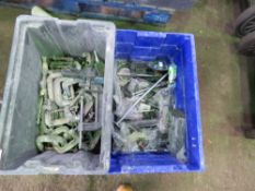 2 X BOXES OF ASSORTED "G" CLAMPS .....DIRECT EX COMPANY LIQUIDATION