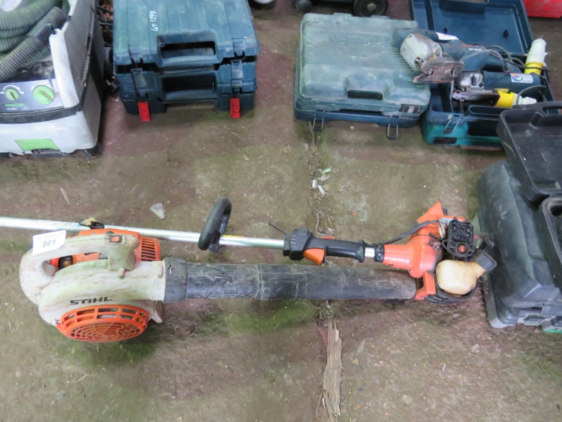 HITACHI STRIMMER PLUS STIHL HAND HELD BLOWER