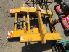 2 X FORKLIFT MOUNTING FRAMES TO TAKE BLOCK GRAB ETC