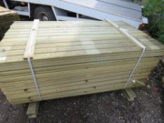 LARGE PACK OF SHIPLAP CLADDING TIMBER 1.73METRES LENGTH X 9.5CM WIDE X 1.5CM DEPTH APPROX