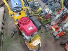 DFG 250 PETROL ENGINED FLOOR GRINDER. WHEN TESTED WAS SEEN TO TURN OVER BUT NOT STARTING?