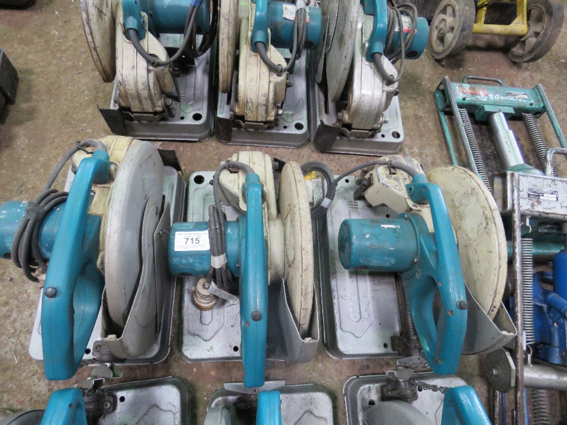 3 X MAKITA 110VOLT METAL CUTTING CHOP SAWS