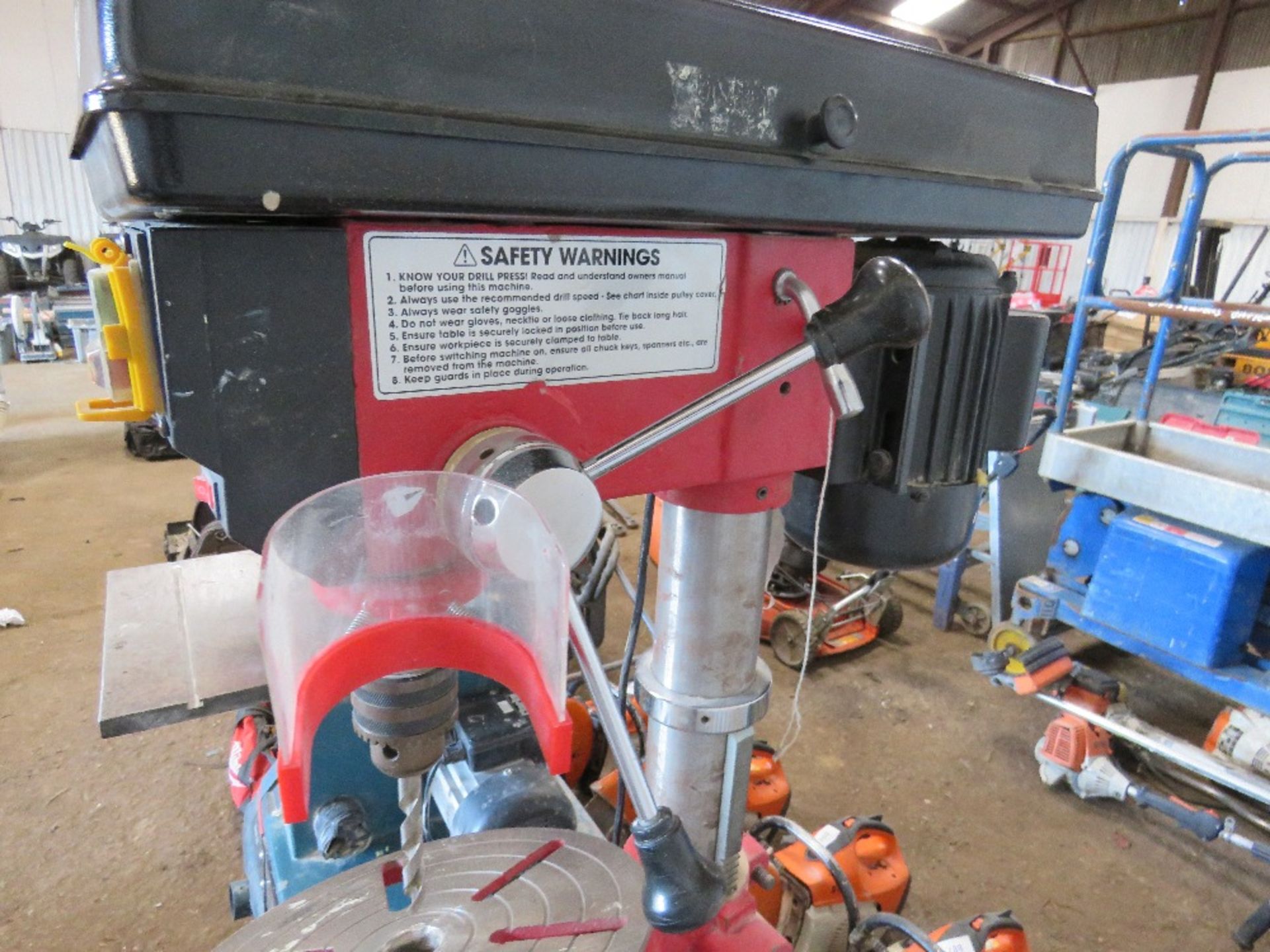 CLARKE METALWORKER 240VOLT PILLAR DRILL....EX COMPANY LIQUIDATION - Image 3 of 3