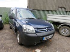 CITROEN BERLINGO PANEL VAN, BLUE, 162,112 REC MILES. REG:VN06 YHX WITH V5. TESTED TILL 10/7/20. WHE