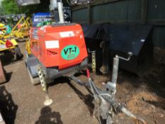 VT1 Eco towed lighting tower yr2010. Runs, makes power and lifts. PN: LTO64