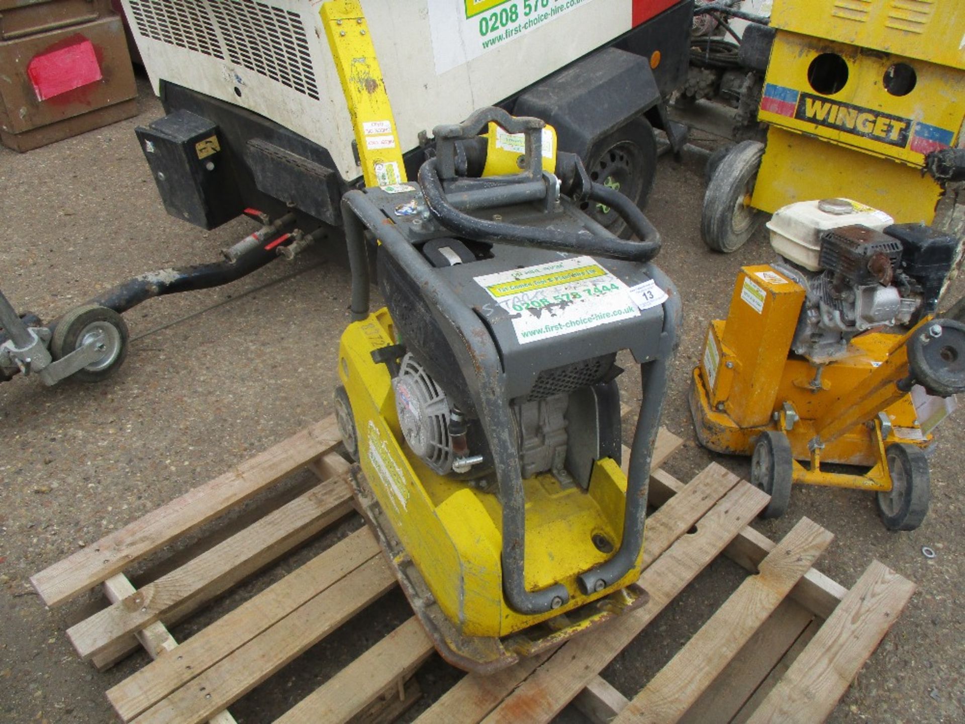 WACKER NEUSON DPU2540H DIESEL COMPACTION PLATE YEAR 2017. WHEN TESTED WAS SEEN TO RUN BUT HANDLE IS