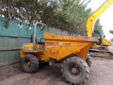 TEREX PT6000 6 TONNE DUMPER YEAR 2004 SN:SLBDDN00E404EM095. WHEN TESTED WAS SEEN TO DRIVE, STEER,