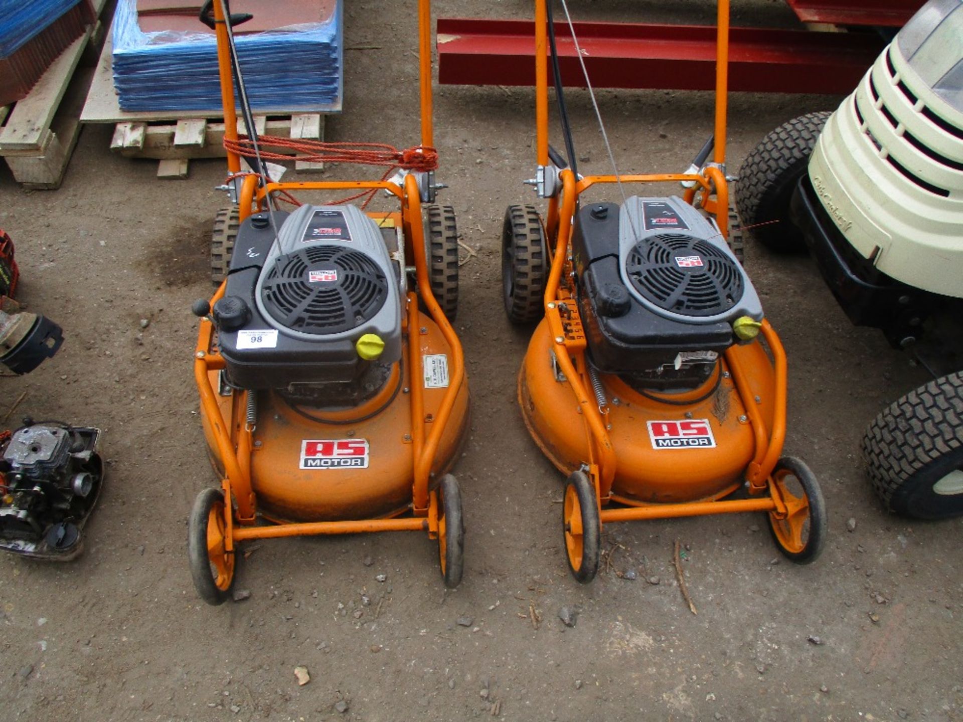 2 X AS MOTOR PROFESSIONAL ROTARY MOWERS, YEAR 2012....SOURCED FROM MALDON COUNCIL