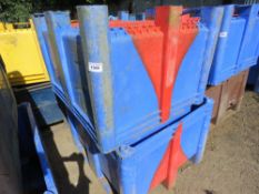 3 X PLASTIC PALLET STILLAGES