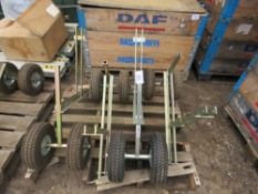 4 X PROBST VPH WHEELED AXLES