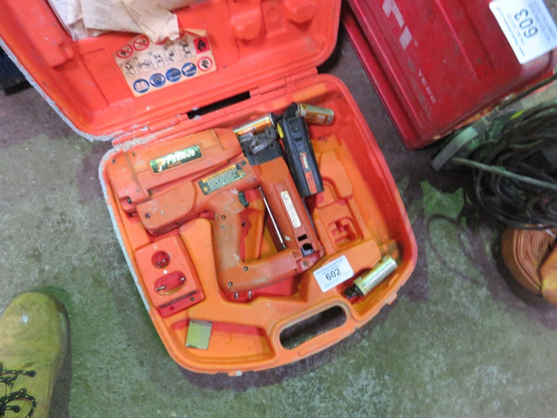 PASLODE SECOND FIX NAILER, CONDITION UNKNOWN.