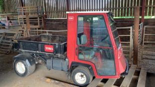 TORO WORKMAN 3300D UTILITY VEHICLE. YEAR 1999. 3150 REC HOURS. WHEN TESTED WAS SEEN TO START, RUN, D