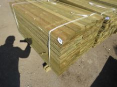 large pack of feather edge cladding timber 1.49m x 10cm.