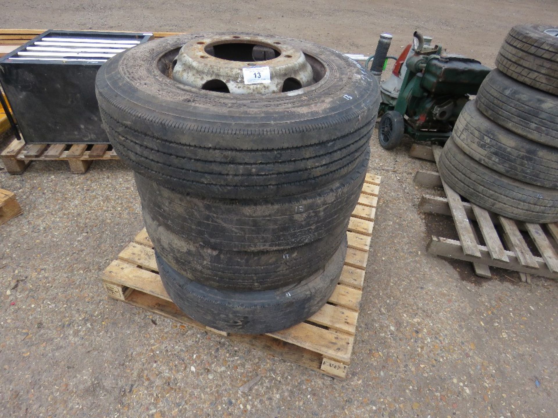 4 X DAF/CARGO 7.5TONNE LORRY WHEELS 215/75R17.5