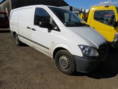 MERCEDES VITO PANEL VAN REG:KN62 DJD. 240,299 REC MILES. 4 KEYS. WITH V5...REGISTERED OCTOBER 2012..