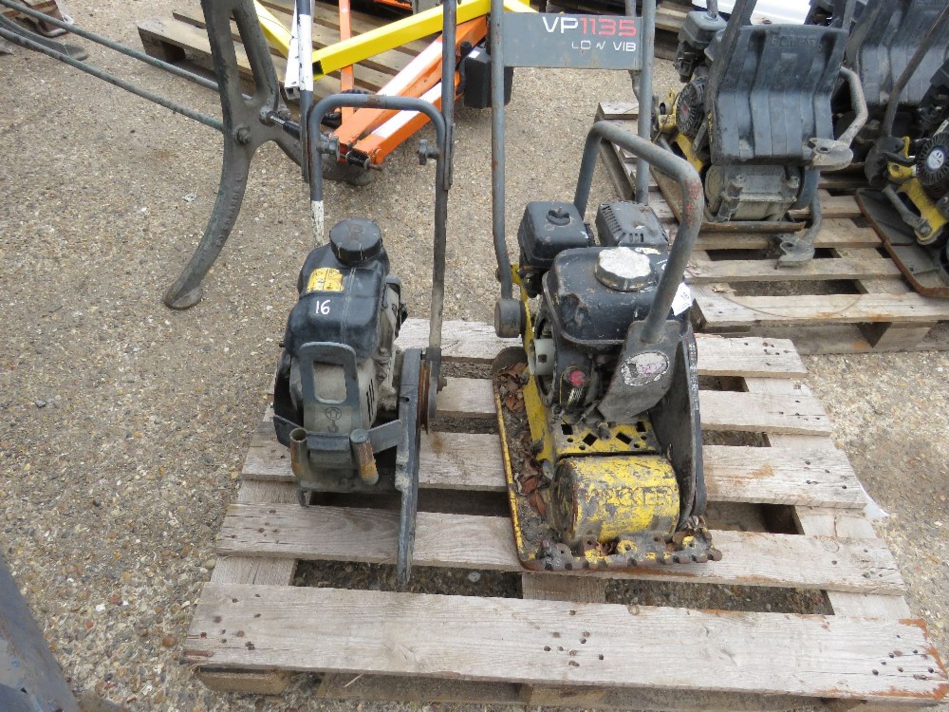 2 X COMPACTION PLATES FOR SPARES/REPAIR - Image 2 of 3