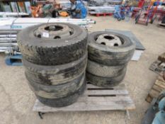 7 X CARGO/DAF LORRY WHEELS. 215/75R17.5 SIZE